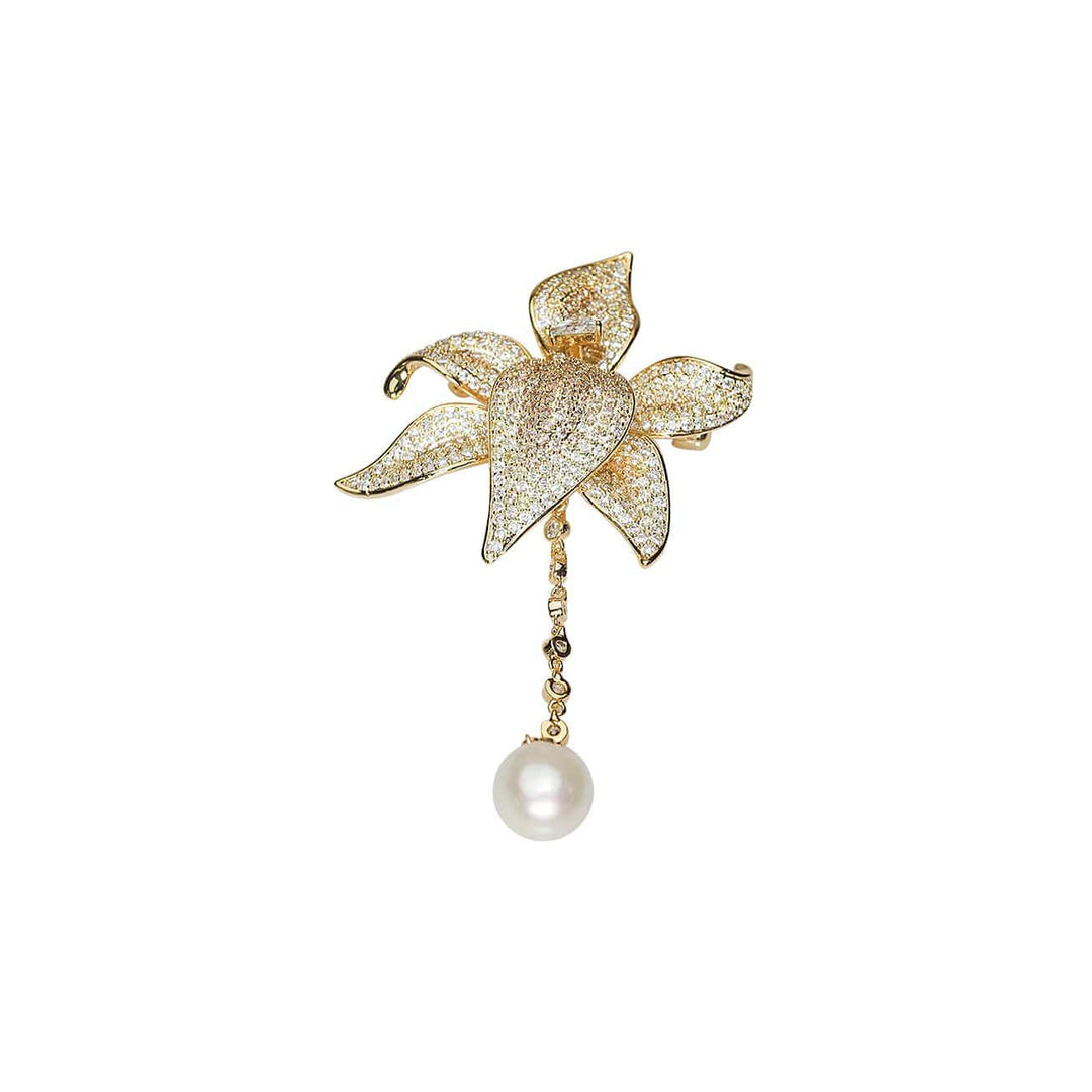 Passion for Life Freshwater Pearl Brooch WC00028 - PEARLY LUSTRE