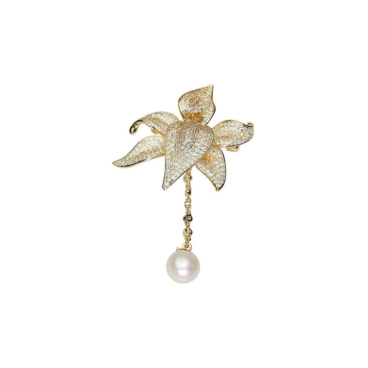 Passion for Life Freshwater Pearl Brooch WC00028 - PEARLY LUSTRE
