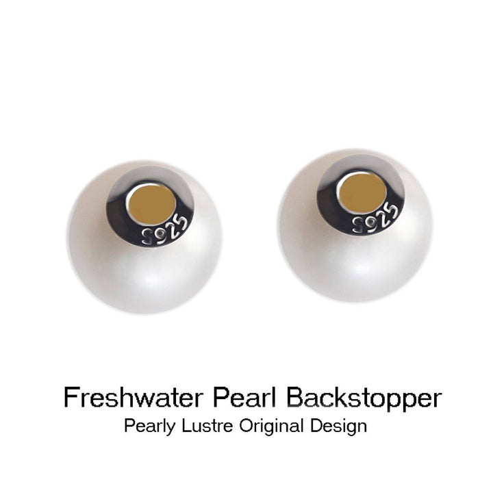 Elegant Freshwater Pearl Earrings WE00069 - PEARLY LUSTRE
