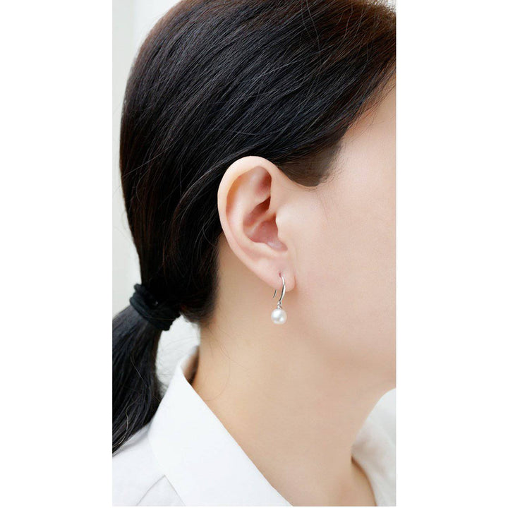 Elegant Freshwater Pearl Earrings WE00106 - PEARLY LUSTRE