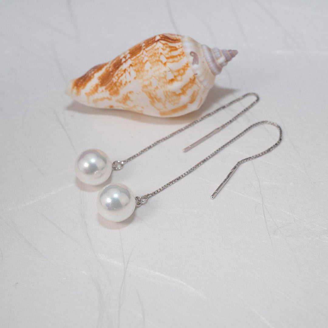 Elegant Freshwater Pearl Earrings WE00118 - PEARLY LUSTRE