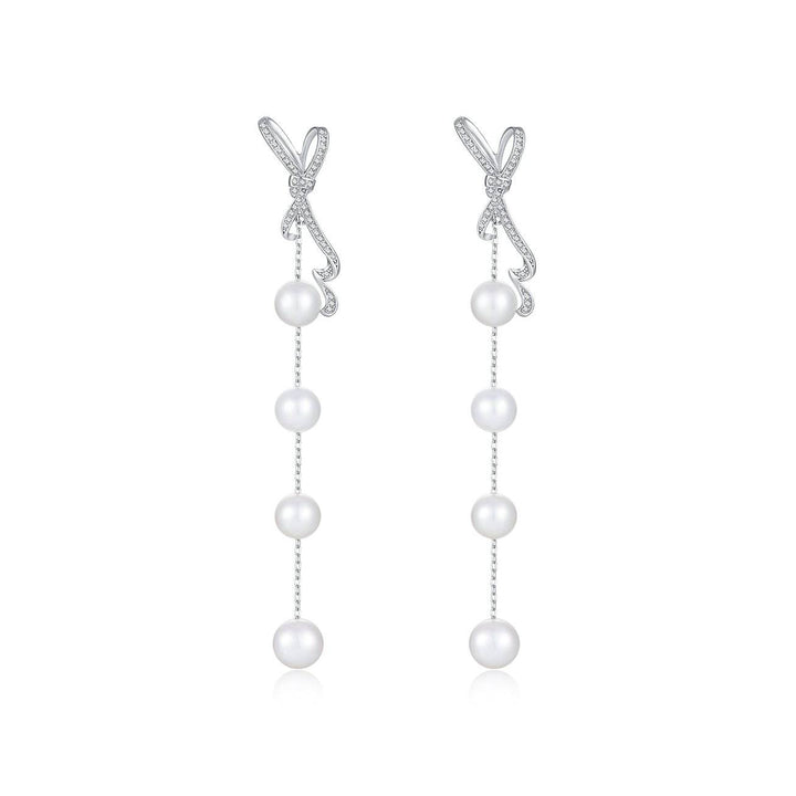 Elegant Freshwater Pearl Earrings WE00160 - PEARLY LUSTRE