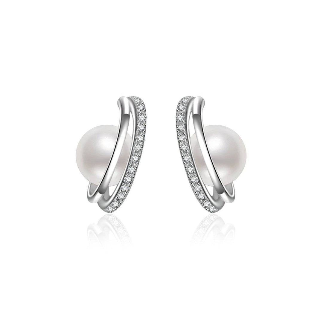New Yorker Freshwater Pearl Earrings WE00102 - PEARLY LUSTRE