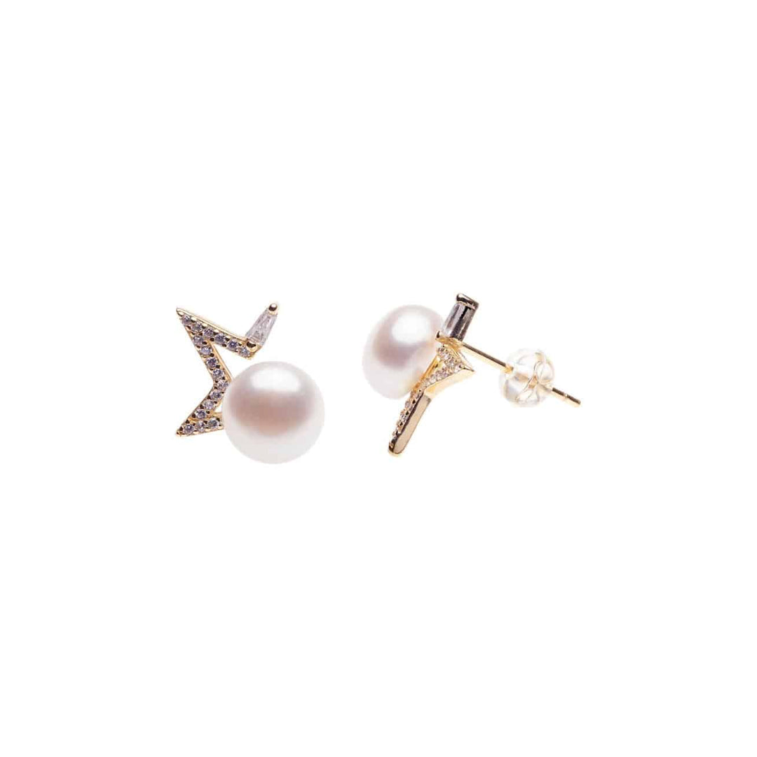 New Yorker Freshwater Pearl Earrings WE00107 - PEARLY LUSTRE