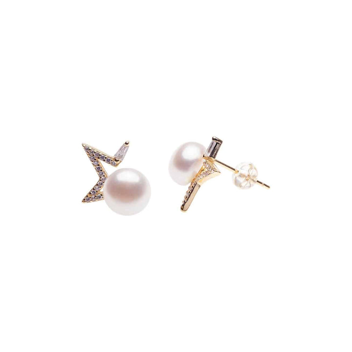 New Yorker Freshwater Pearl Earrings WE00107 - PEARLY LUSTRE