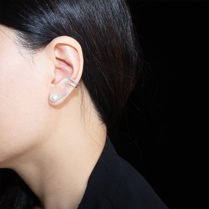 New Yorker Freshwater Pearl Earrings WE00175 - PEARLY LUSTRE