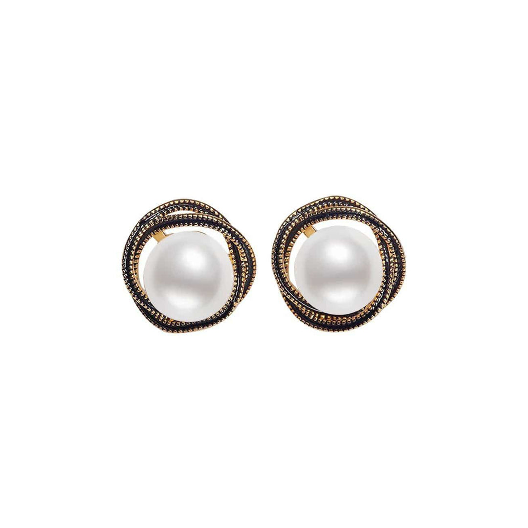 New Yorker Freshwater Pearl Earrings WE00236 - PEARLY LUSTRE
