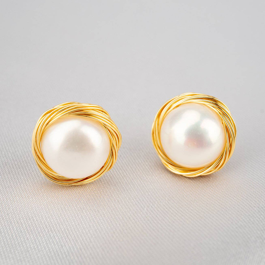 Passion for Life Freshwater Pearl Earrings WE00015 - PEARLY LUSTRE
