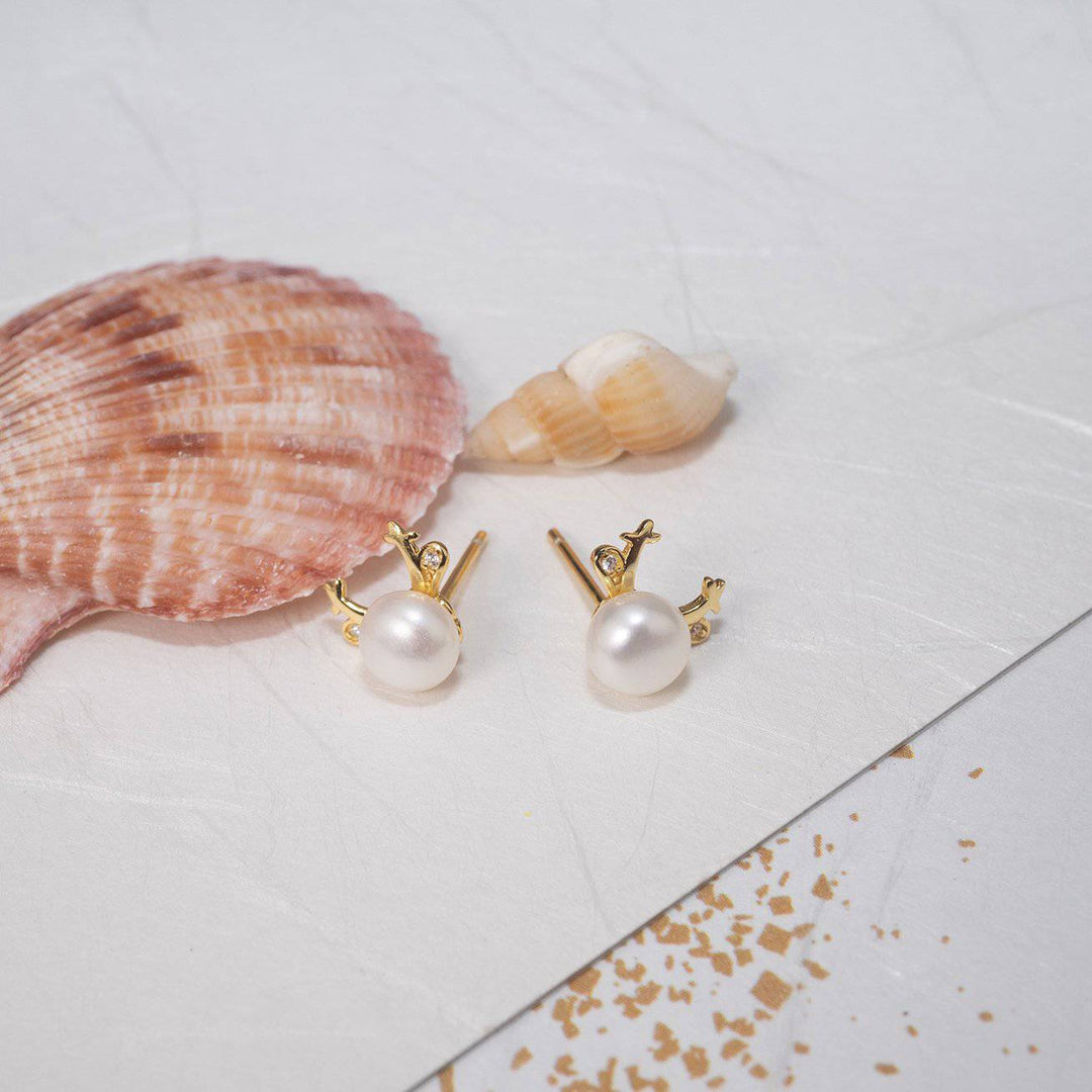 Wonderland Freshwater Pearl Earrings WE00134 - PEARLY LUSTRE