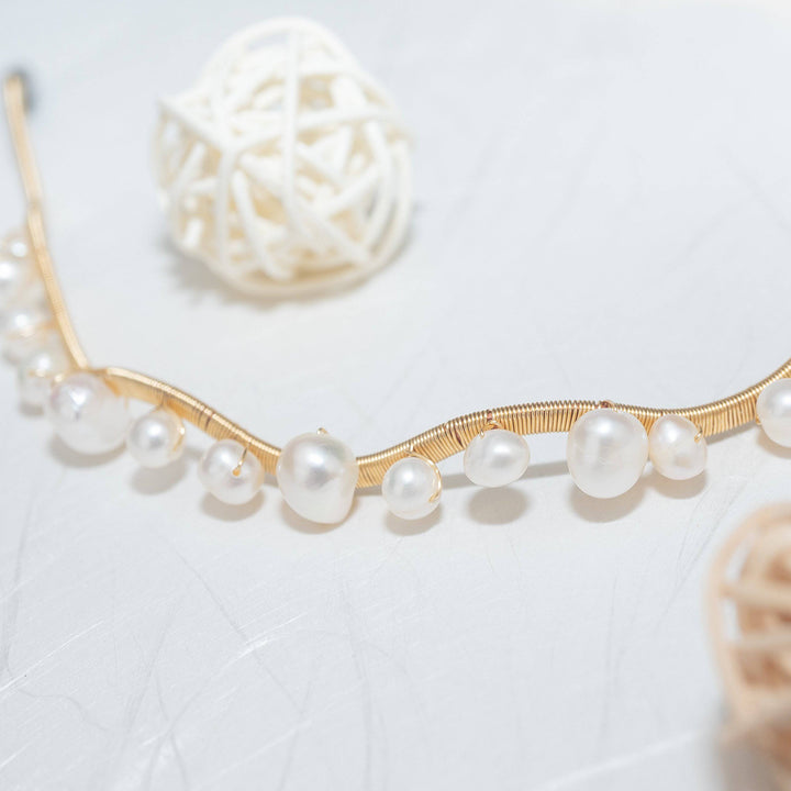 Passion for Life Freshwater Pearl Hairwear HW00004 - PEARLY LUSTRE
