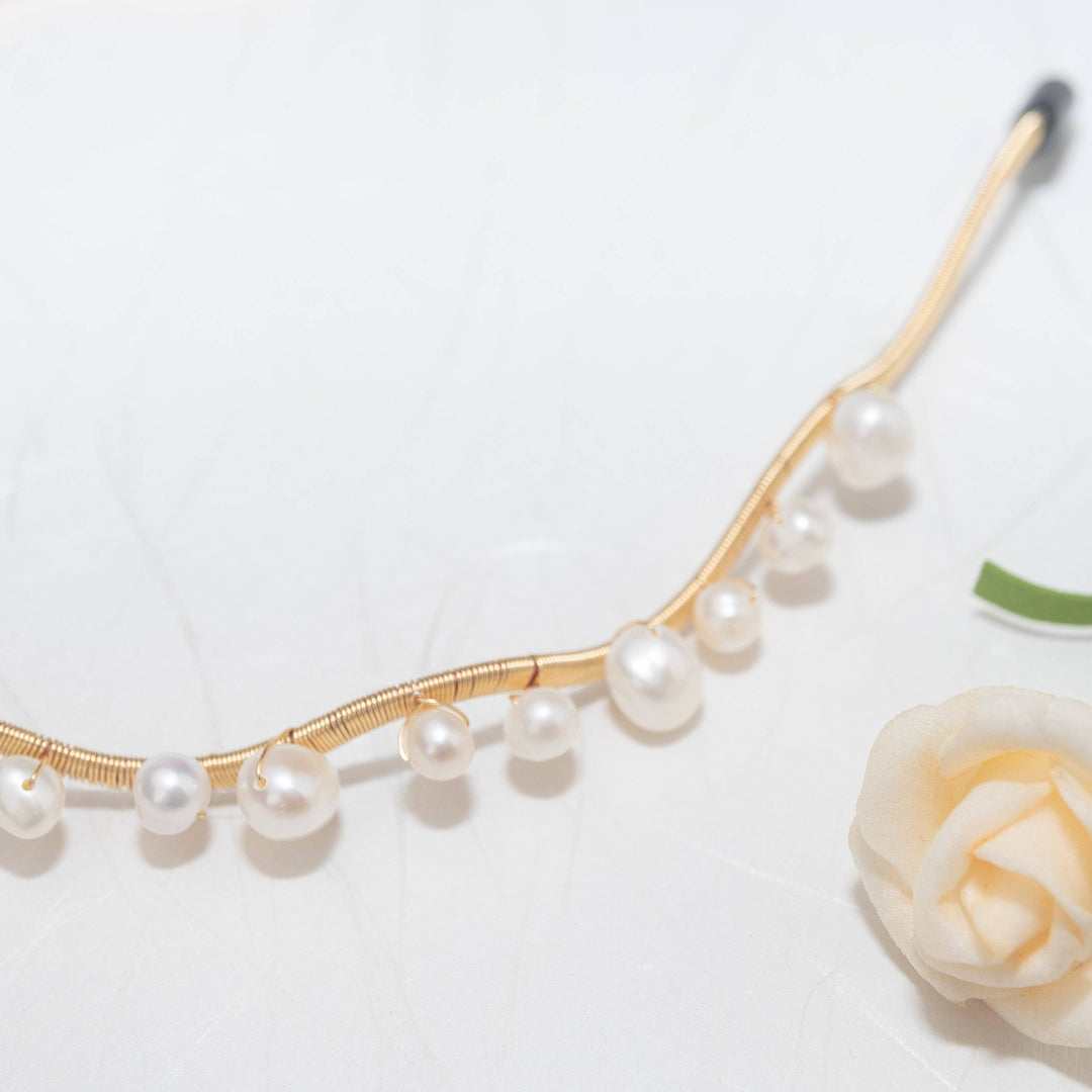 Passion for Life Freshwater Pearl Hairwear HW00004 - PEARLY LUSTRE