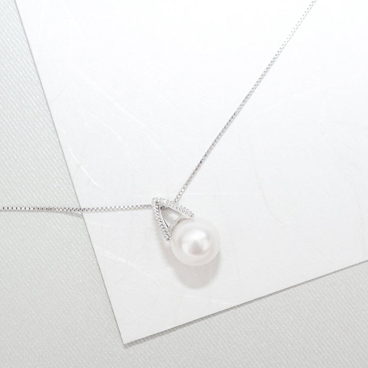 Elegant Freshwater Pearl Necklace WN00009 - PEARLY LUSTRE