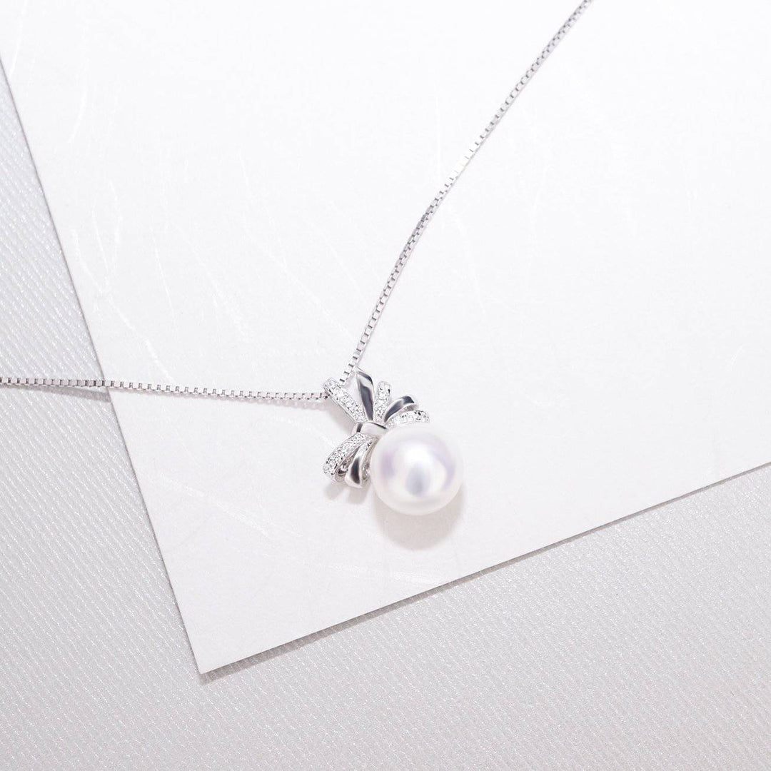 Elegant Freshwater Pearl Necklace WN00028 - PEARLY LUSTRE