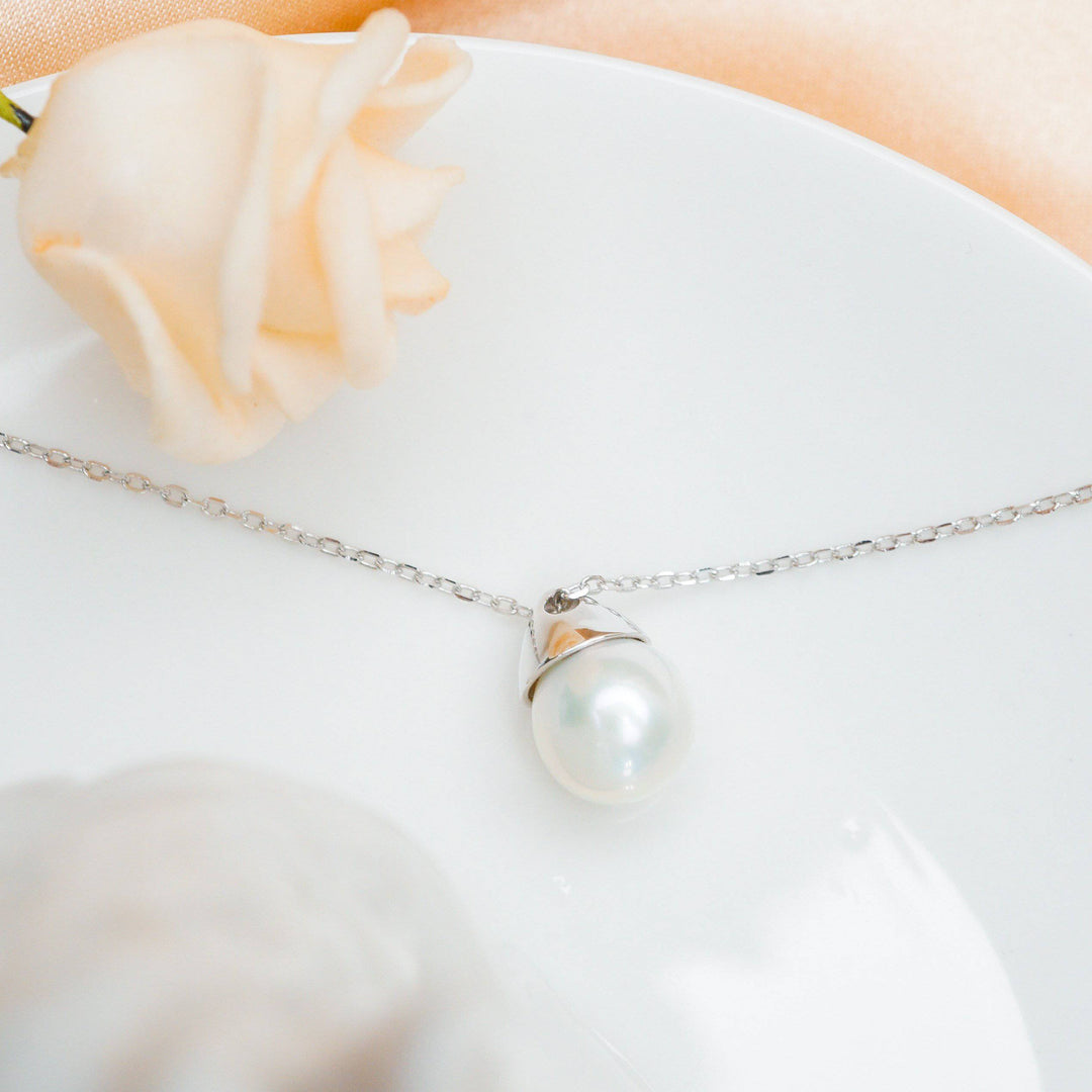 Elegant Freshwater Pearl Necklace WN00031 - PEARLY LUSTRE