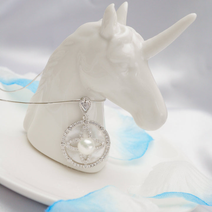 Elegant Freshwater Pearl Necklace WN00046 - PEARLY LUSTRE