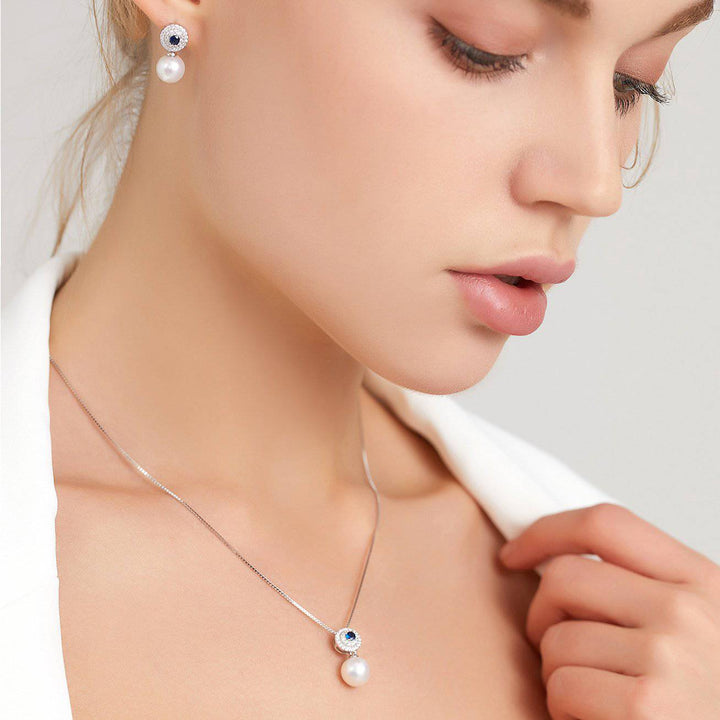 Ocean Star Freshwater Pearl Necklace WN00048 - PEARLY LUSTRE