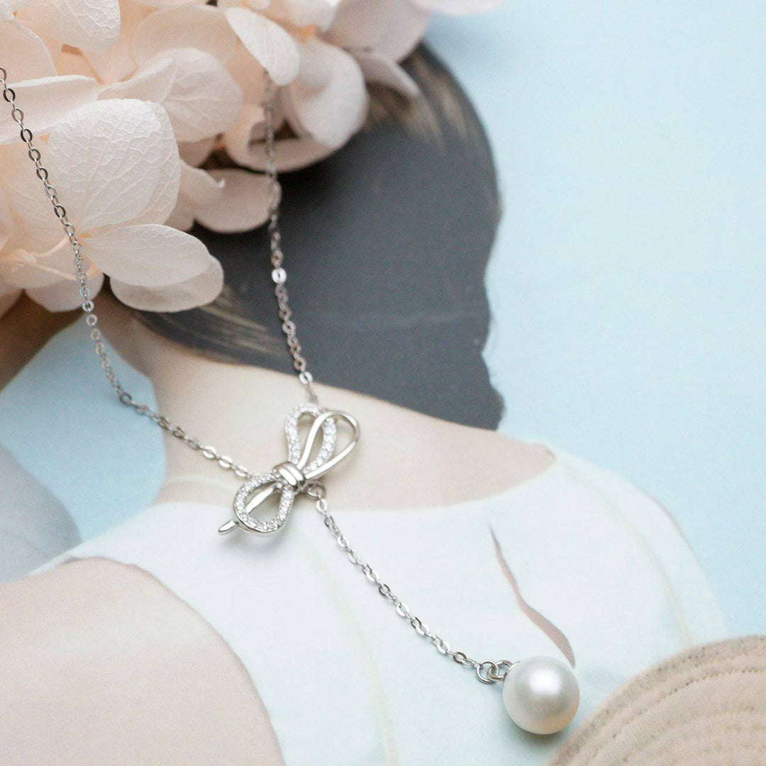 Elegant Freshwater Pearl Necklace WN00055 - PEARLY LUSTRE