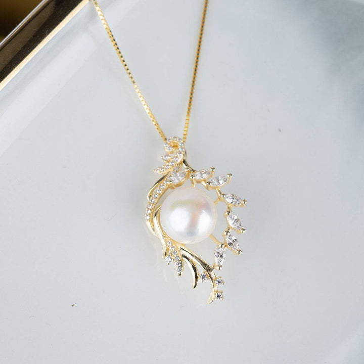 Elegant Freshwater Pearl Necklace WN00092 - PEARLY LUSTRE