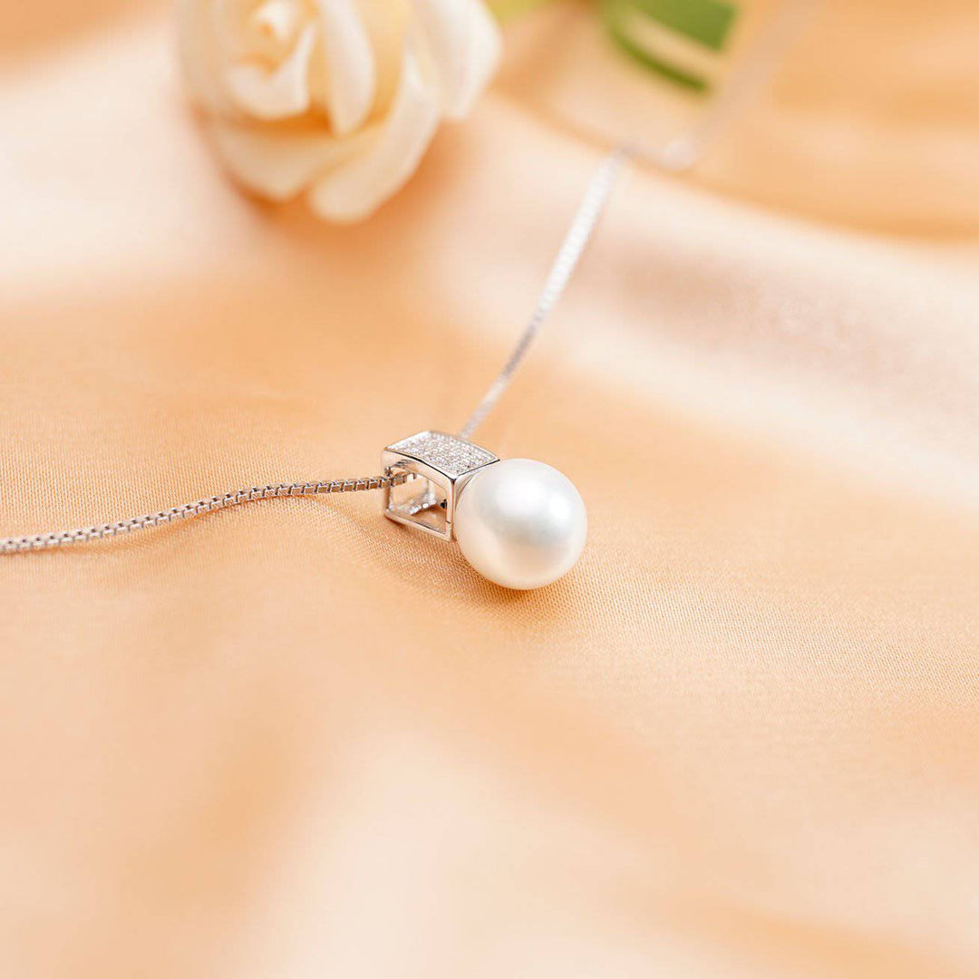 Elegant Freshwater Pearl Necklace WN00097 - PEARLY LUSTRE
