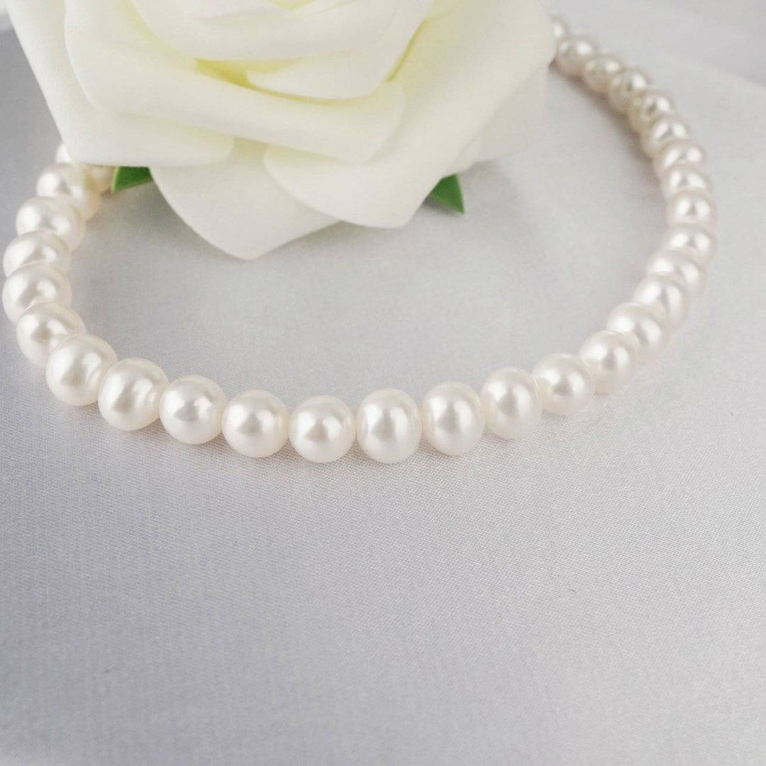 Elegant Freshwater Pearl Necklace WN00105 - PEARLY LUSTRE