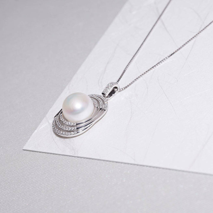 Elegant Freshwater Pearl Necklace WN00185 - PEARLY LUSTRE