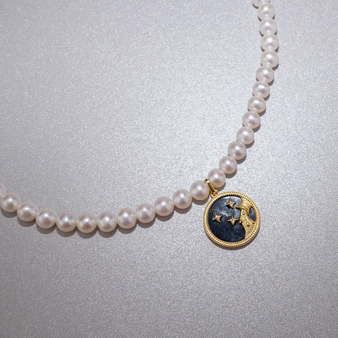 New Yorker Aquarius Freshwater Pearl Necklace WN00152 - PEARLY LUSTRE
