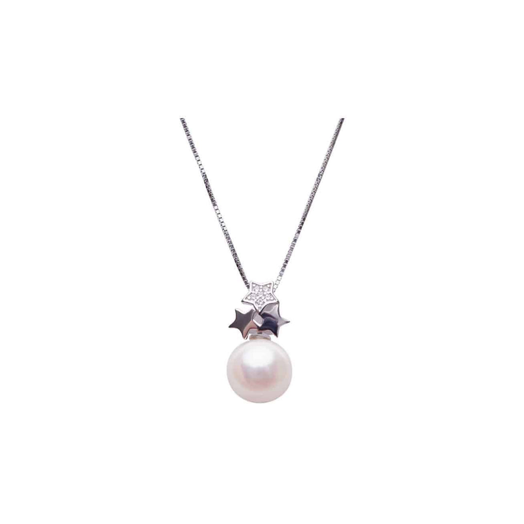 New Yorker Freshwater Pearl Necklace WN00054 - PEARLY LUSTRE