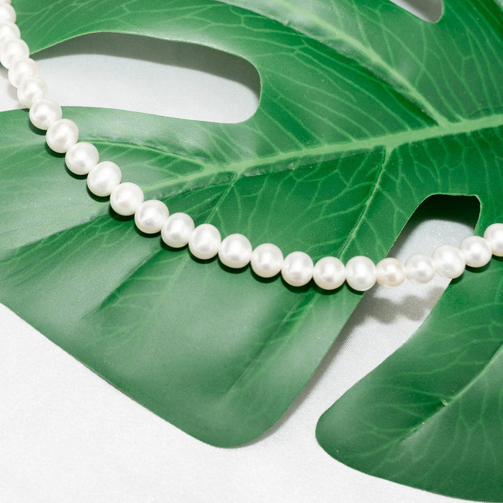 New Yorker Freshwater Pearl Necklace WN00167 - PEARLY LUSTRE