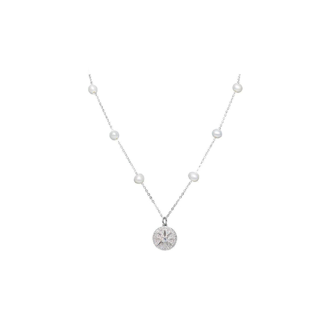 New Yorker Freshwater Pearl Necklace WN00173 - PEARLY LUSTRE