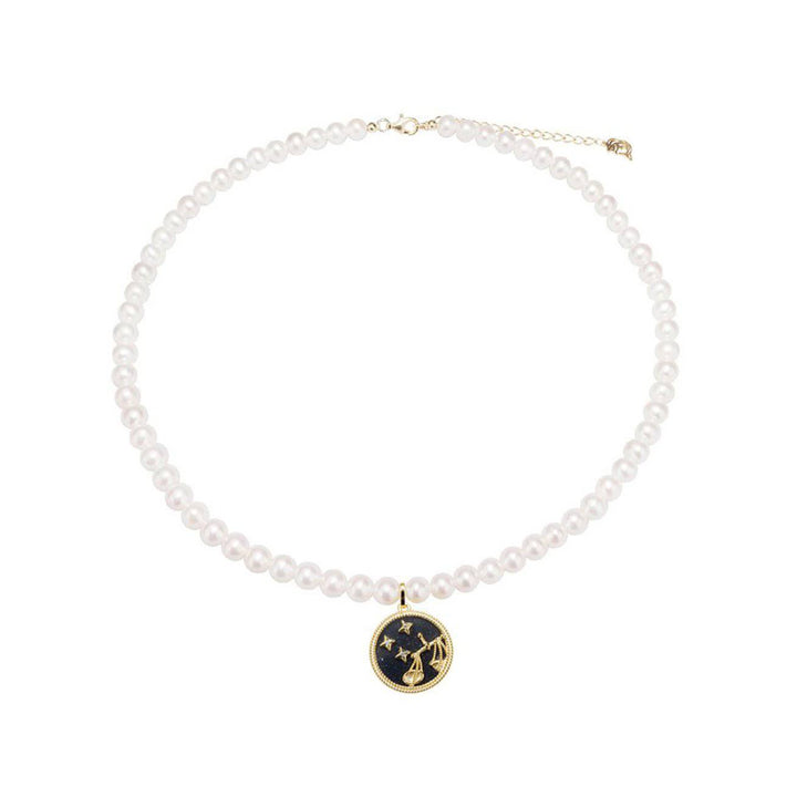 New Yorker Libra Freshwater Pearl Necklace WN00153 - PEARLY LUSTRE