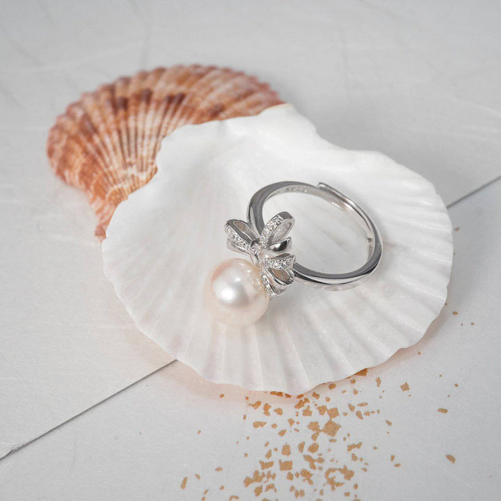 Elegant Freshwater Pearl Ring WR00008 - PEARLY LUSTRE