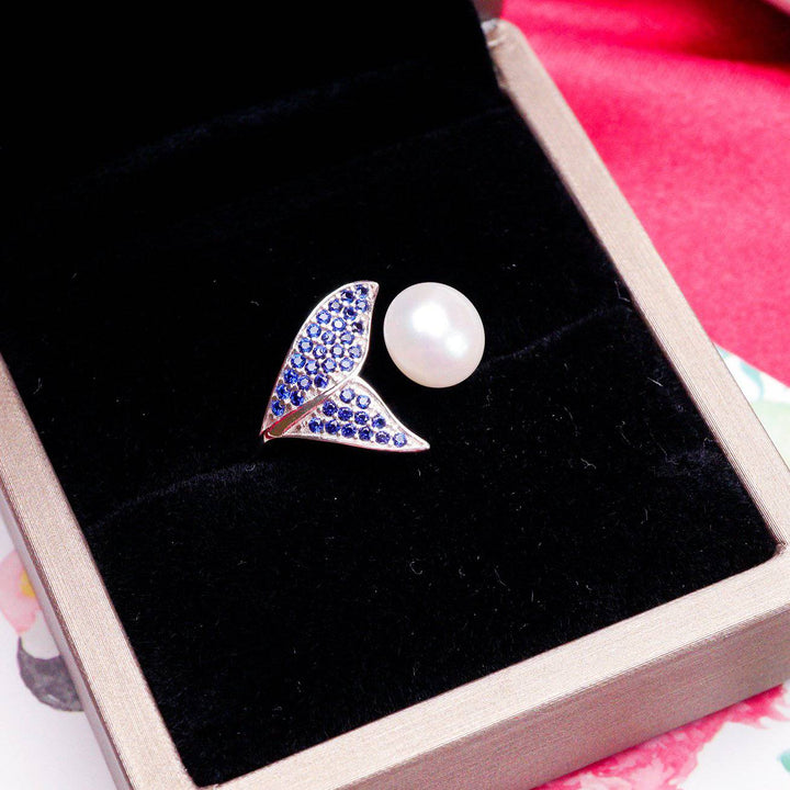 Elegant Freshwater Pearl Ring WR00021 - PEARLY LUSTRE