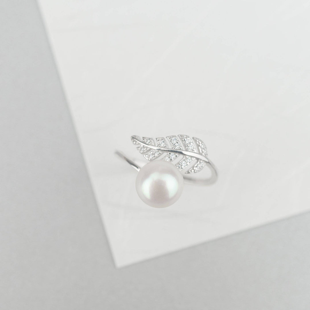 Garden City Freshwater Pearl Ring WR00029 | Elegant Collection - PEARLY LUSTRE