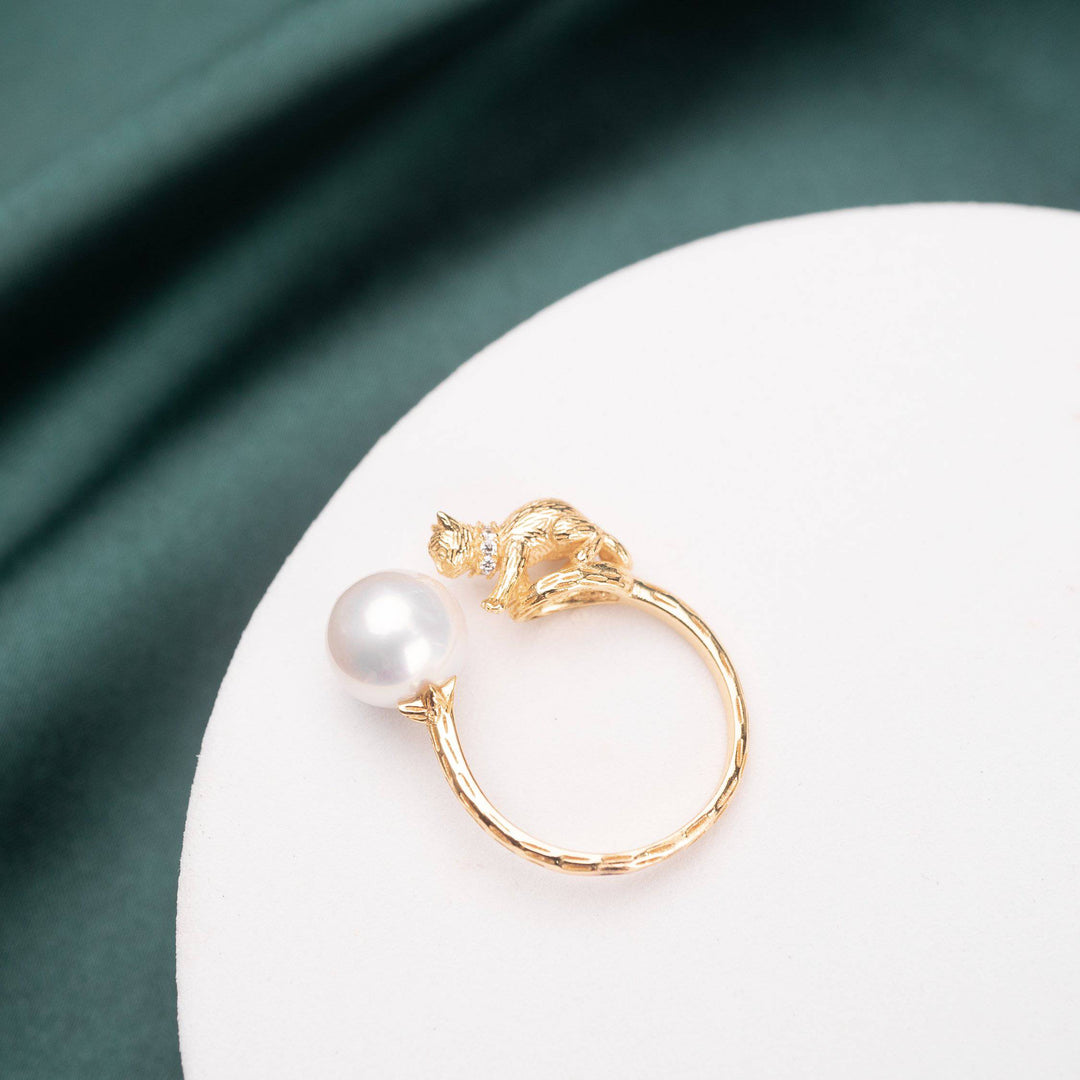 New Yorker Freshwater Pearl Ring WR00007 - PEARLY LUSTRE