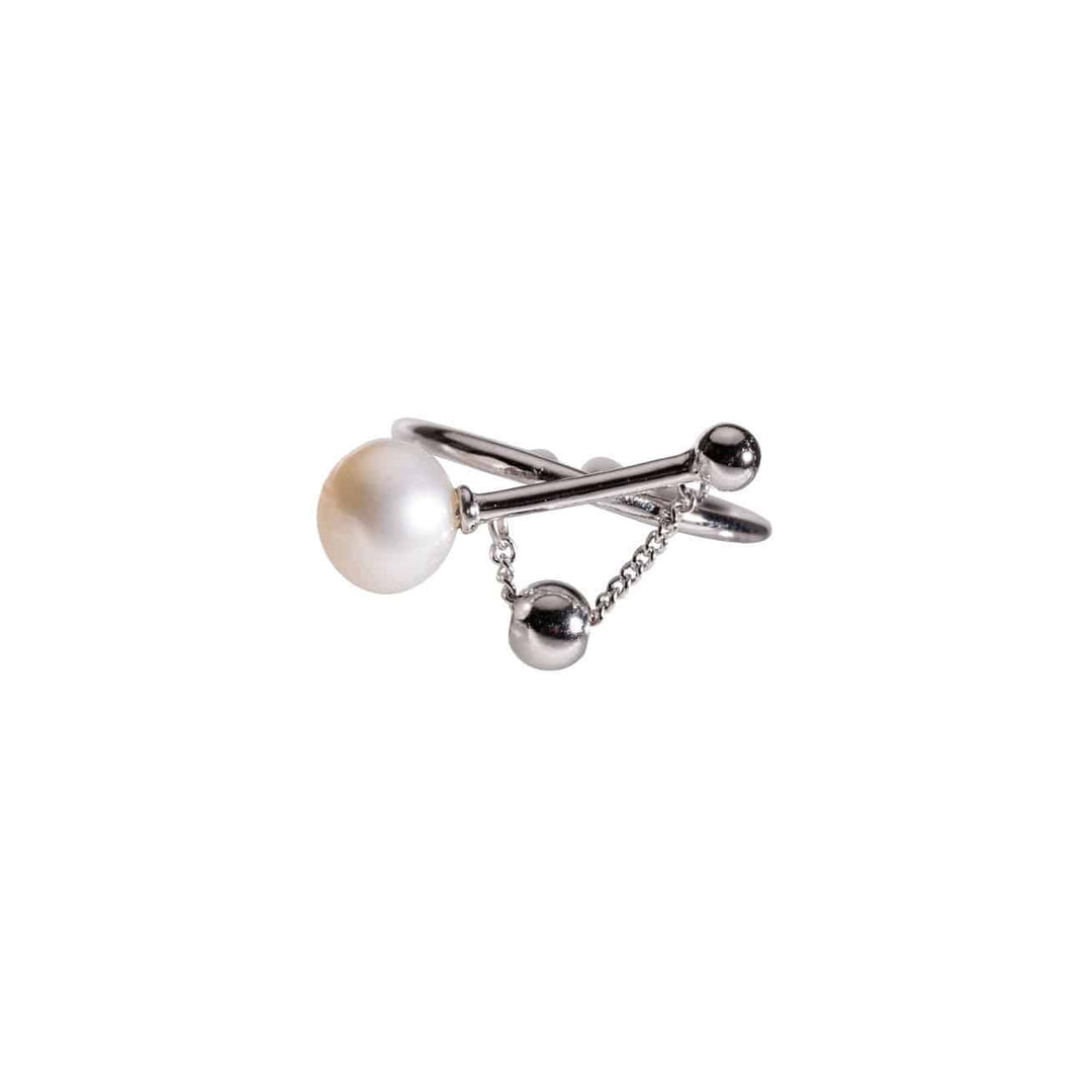 New Yorker Freshwater Pearl Ring WR00018 - PEARLY LUSTRE