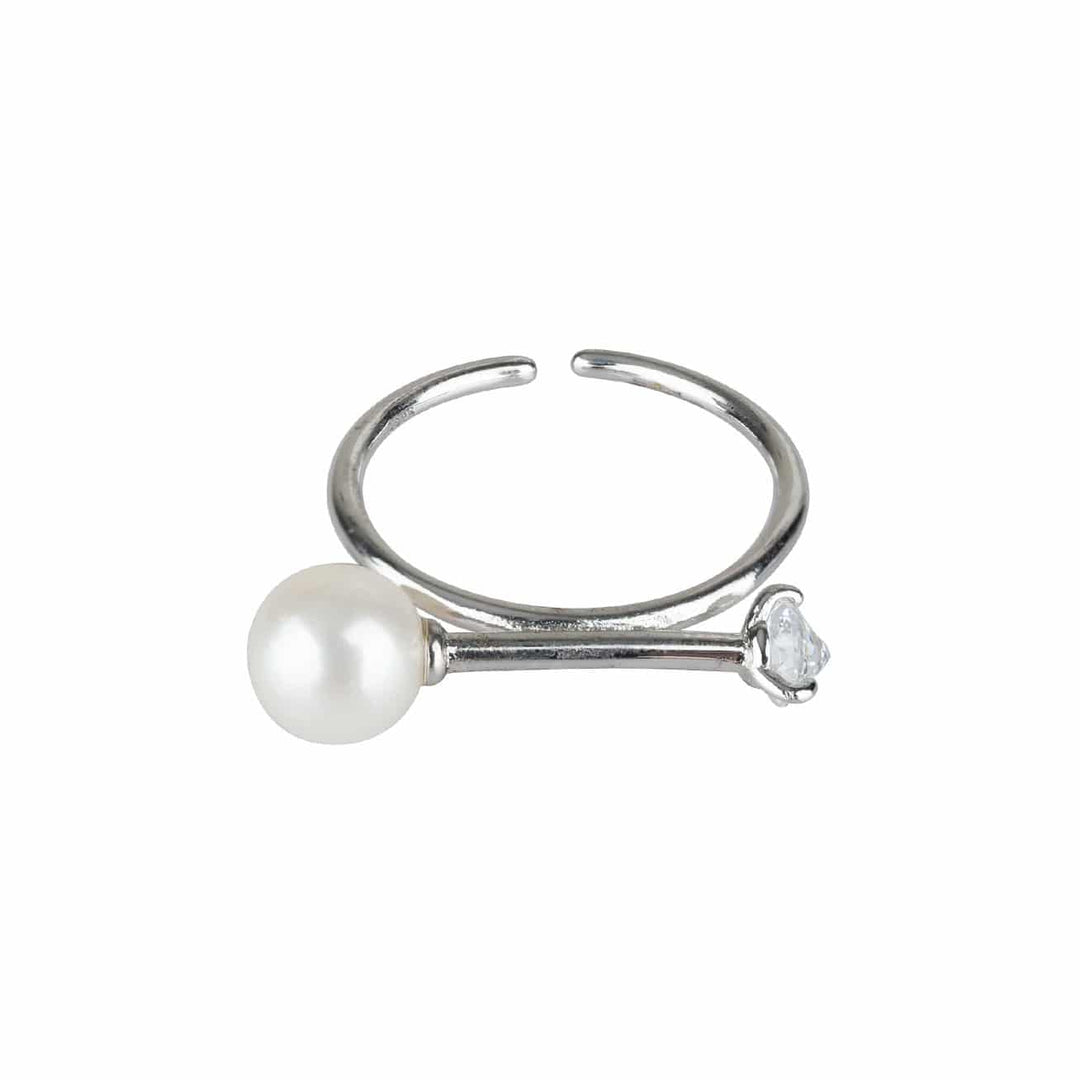New Yorker Freshwater Pearl Ring WR00019 - PEARLY LUSTRE