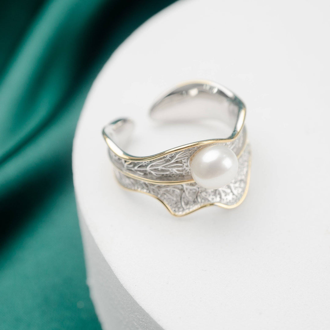 Top Grade Freshwater Pearl Ring WR00068 - PEARLY LUSTRE