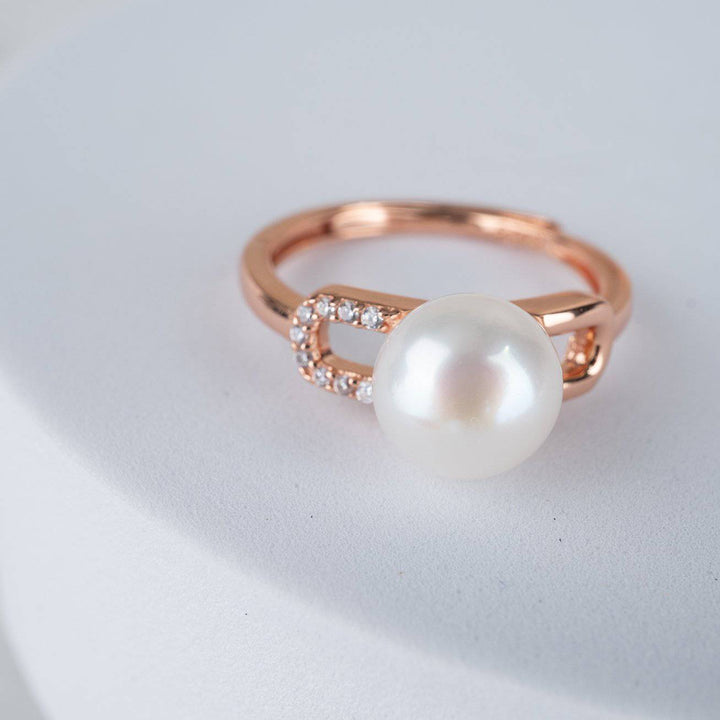 New Yorker Freshwater Pearl Ring WR00071 - PEARLY LUSTRE