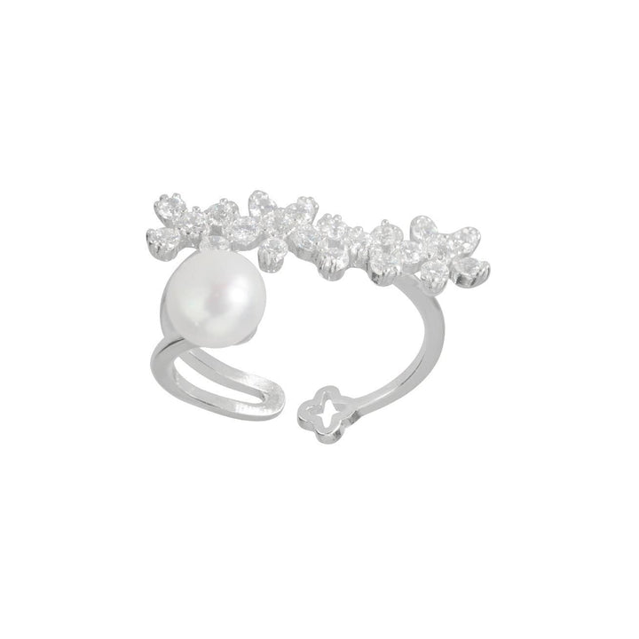 New Yorker Freshwater Pearl Ring WR00076 - PEARLY LUSTRE