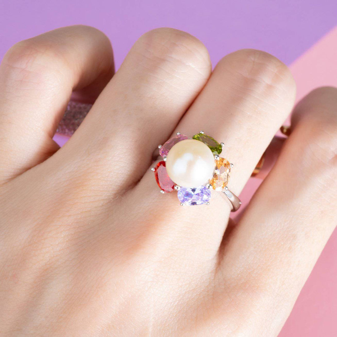 Garden City Freshwater Pearl Ring WR00022 | Wonderland Collection - PEARLY LUSTRE