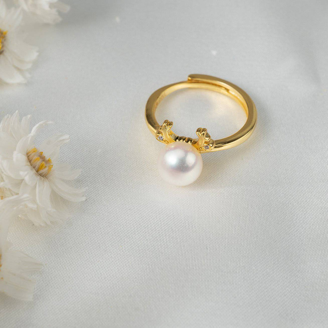 Wonderland Freshwater Pearl Ring WR00041 - PEARLY LUSTRE