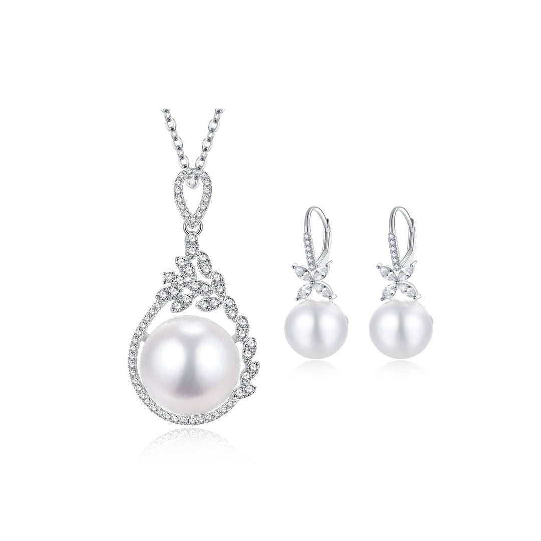 Top Grade Edison Pearl 18K Solid Gold Jewelry Set KS00004 - PEARLY LUSTRE