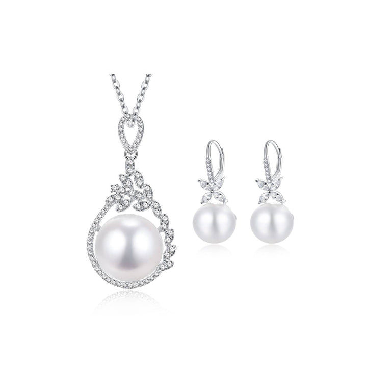 Top Grade Edison Pearl 18K Solid Gold Jewelry Set KS00004 - PEARLY LUSTRE
