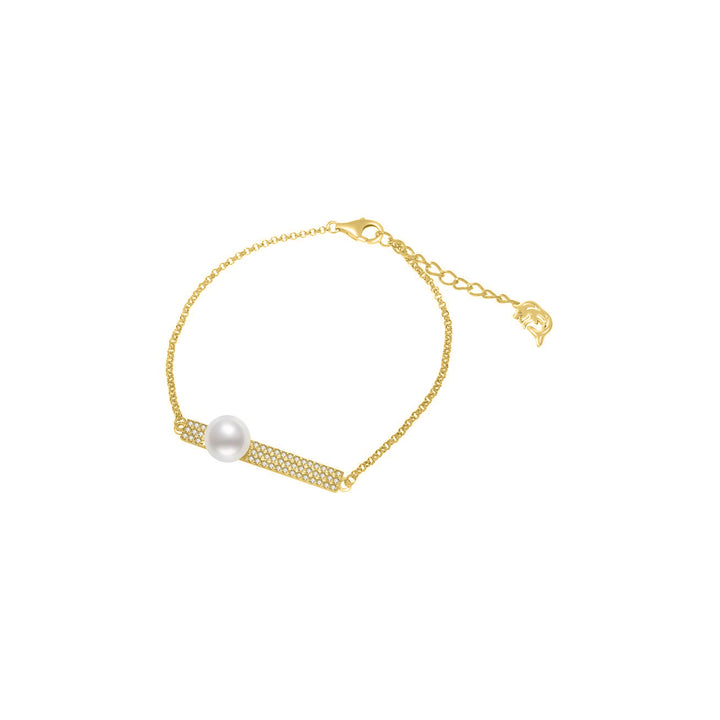 Elegant Freshwater Pearl Bracelet WB00025 - PEARLY LUSTRE