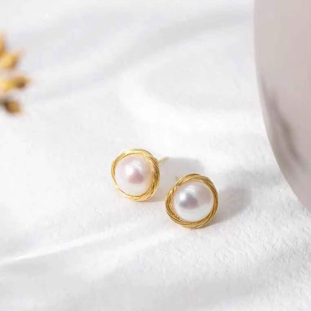 Passion for Life Freshwater Pearl Earrings WE00015 - PEARLY LUSTRE