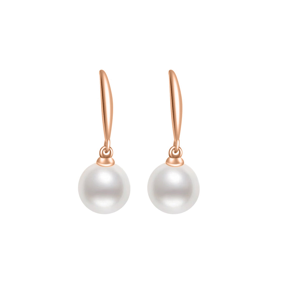 Elegant Freshwater Pearl Earrings WE00386 - PEARLY LUSTRE