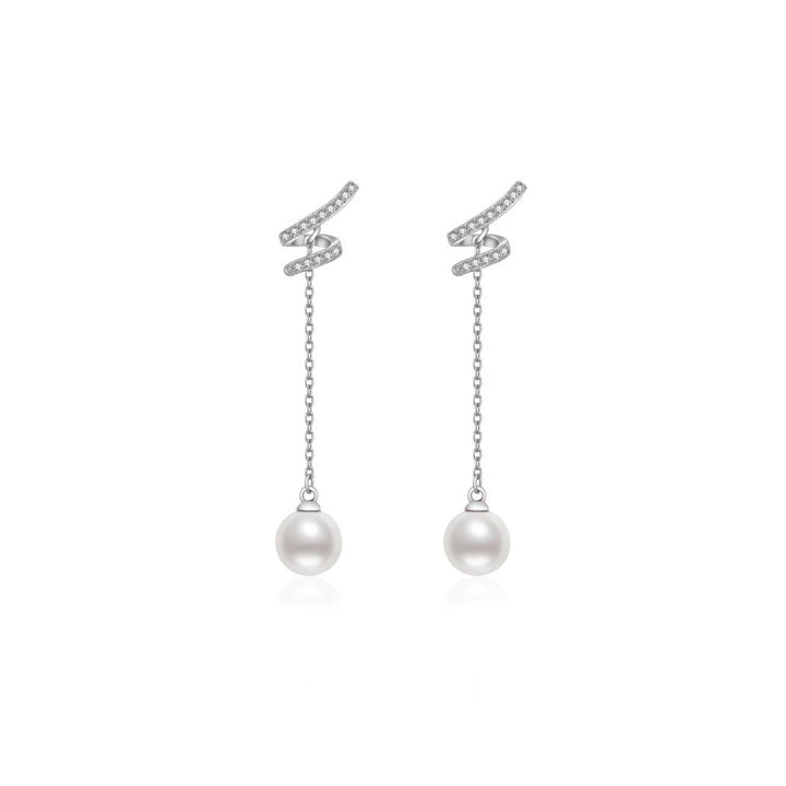 Elegant Freshwater Pearl Earrings WE00141 - PEARLY LUSTRE