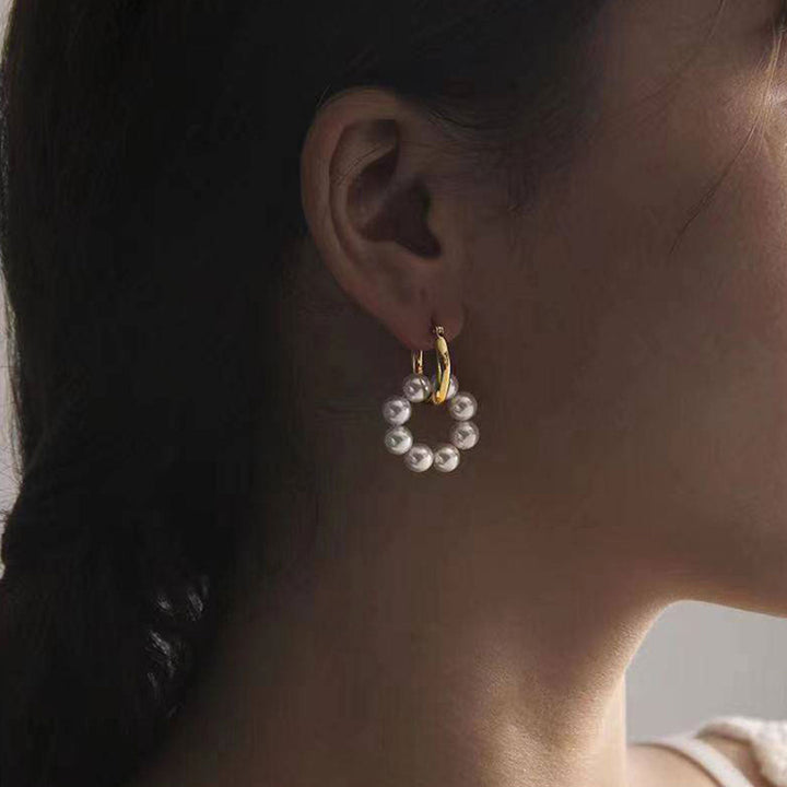 New Yorker Freshwater Pearl Earrings WE00257 - PEARLY LUSTRE