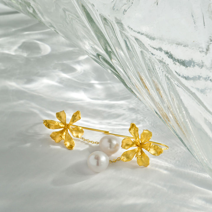Elegant Freshwater Pearl Earrings WE00456 | Vanda Miss Joaquim - PEARLY LUSTRE