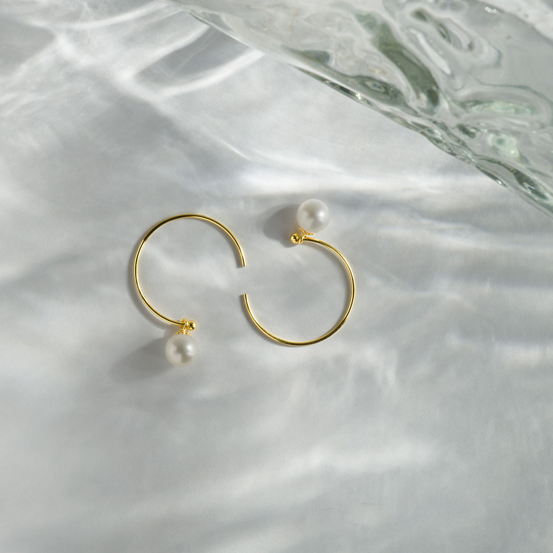 New Yorker Freshwater Pearl Earrings WE00466 - PEARLY LUSTRE